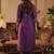 Yoke Design Gotta Patti Mandarin Collar Straight Kurta with Trousers