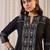 Ethnic Motifs Printed Mandarin Collar Pure Cotton Straight Kurta & Trousers