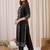Ethnic Motifs Printed Mandarin Collar Pure Cotton Straight Kurta & Trousers