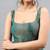 Multicolor polyester dyed saree with blouse