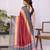 Maroon linen  saree with blouse