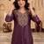 Women Ethnic Motifs Embroidered Regular Thread Work Kurta with Trousers