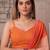 Multicolor linen  saree with blouse