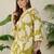 Women Floral Printed Regular Thread Work Pure Cotton Kurta with Palazzos