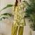 Women Floral Printed Regular Thread Work Pure Cotton Kurta with Palazzos
