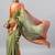 Multicolor polyester dyed saree with blouse