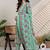 Women Floral Printed Regular Thread Work Kurta with Trousers & With Dupatta