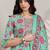 Women Floral Printed Regular Thread Work Kurta with Trousers & With Dupatta