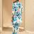 Women Printed Regular Kurti with Trousers