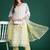 Floral Embroidered Sequinned Kurta With Trousers & Dupatta