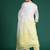 Floral Embroidered Sequinned Kurta With Trousers & Dupatta