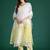 Floral Embroidered Sequinned Kurta With Trousers & Dupatta