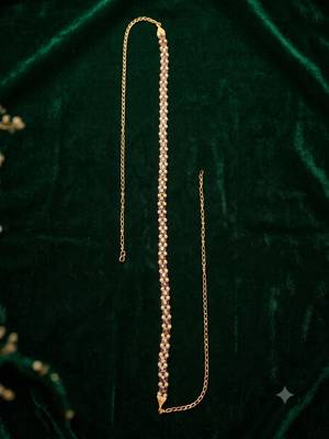 kamarpatta (waist belt)   kundan & agate stone   gold plated 2