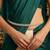 white kamarpatta (waist belt)   kundan & agate stone   gold plated