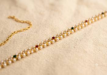  kamarpatta (waist belt)   kundan & agate stone   gold plated 2