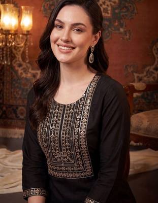 Women Ethnic Motifs Embroidered Regular Kurta with Palazzos & With Dupatta 2