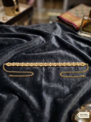 kamarpatta (waist belt)   kundan & agate stone   gold plated 2