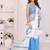 White linen striped saree with blouse