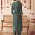 Women Ethnic Motifs Embroidered Regular Thread Work Liva Kurta with Trousers & With Dupatta