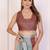 Multicolor linen striped saree with blouse
