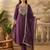 Women Ethnic Motifs Embroidered Regular Sequinned Liva Kurta with Trousers & With Dupatta