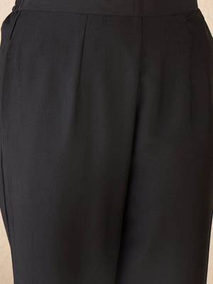 Ethnic Motifs Embroidered Gotta Patti Work Kurta With Trousers & Dupatta 3