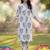 Women Floral Printed Cotton Kurta with Trousers