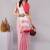 White pure linen printed saree with blouse