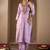Women Floral Embroidered Regular Thread Work Kurta with Trousers & With Dupatta