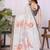 Off white linen  saree with blouse