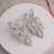 Silver plated cluster earrings