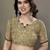 Black chiffon printed saree with blouse