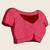 Red linen printed saree with blouse