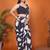 Black pure georgette printed saree with blouse
