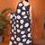 Black pure georgette printed saree with blouse