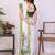 White linen  saree with blouse