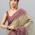 Multicolor tussar dyed saree with blouse