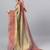 Multicolor tussar dyed saree with blouse