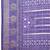 Purple pure georgette woven design saree with blouse