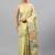 Lime tissue printed saree with blouse