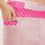 Peach linen printed saree with blouse