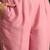 Mauve Paisley Embroidered V-Neck Georgette A-Line Kurta with Trousers & Dupatta