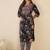 Floral Printed Notch Neck Pure Cotton Straight Kurta With Trousers