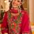 Women Ethnic Motifs Embroidered Regular Mirror Work Kurta with Trousers & With Dupatta