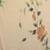Cream organza printed saree with blouse