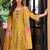 Women Floral Embroidered Regular Thread Work Kurta with Trousers & With Dupatta