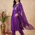 Women Ethnic Motifs Embroidered Regular Liva Kurta with Trousers & With Dupatta