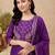 Women Ethnic Motifs Embroidered Regular Liva Kurta with Trousers & With Dupatta
