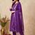 Women Ethnic Motifs Embroidered Regular Liva Kurta with Trousers & With Dupatta