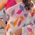 White chiffon printed saree with blouse
